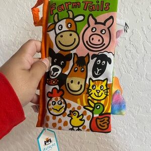 Jellycat Farm Tails Crinkle Book